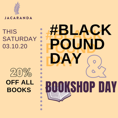 Double the discount this Saturday for BlackPoundDay and Bookshop Day