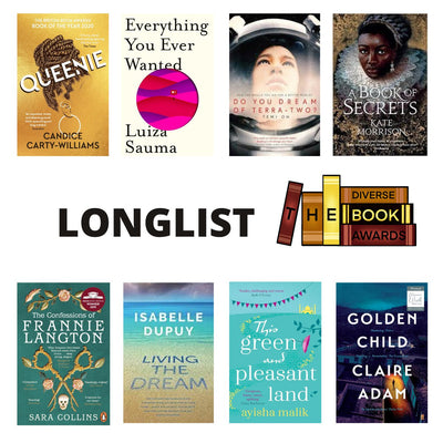 Living the Dream and A Book of Secrets longlisted for the Diverse Book Awards